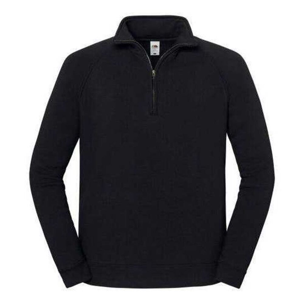 Fruit of the Loom Mens Iconic Sweatshirt / Black